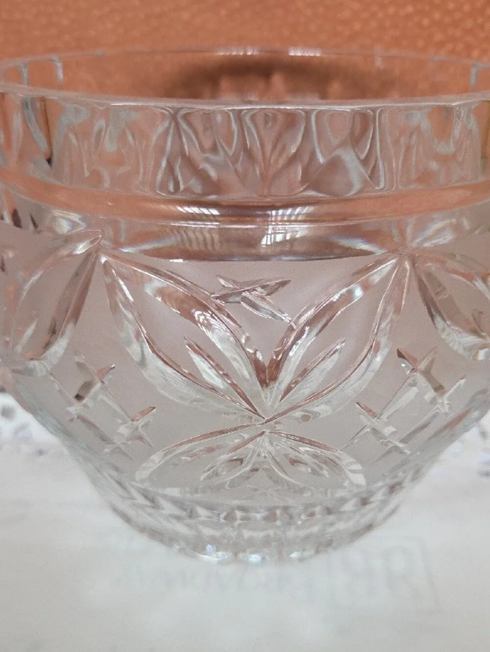 Classic Clear Cut Crystal Vase and Bowl Set - Clear Glass Home Accent